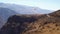 Andean Condor Vultur gryphus flying on the valley at the place called Canyon del Colca, in Arequipa, Peru