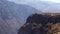 Andean Condor Vultur gryphus flying on the valley at the place called Canyon del Colca, in Arequipa, Peru