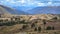 Andean landscapes from the Puka Pukara archaeological site, Cusco, Peru