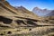 Andean mountain landscapes in the Chillca Valley. Ausangate, Cusco, Peru