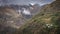 Andean mountain scenery in the Sacred Valley, Cusco, Peru