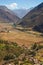 Andean Valley and Urubamba river