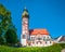 Andechs Abbey in summer, district of Starnberg, Upper Bavaria, Germany