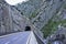 Andermatt in Alps, TeufelsbrÃ¼cke bridge, Switzerland, Europe