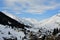 Andermatt in Autumn with snow Swiss swizerland alps