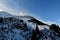 Andermatt in Autumn with snow Swiss swizerland alps