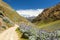 Andes landscape, view from Choquequirao trek