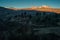 Andes Mountain Landscape near Yanque, Colca Canyon, Peru in the Evening