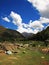 Andes mountains in Achibueno Valley, Linares, Maule, Chile