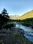 Andes mountains in Chile: Achibueno River