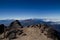 Andes mountains, Ecuador, aerial view