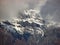 Andes Mountains landscape from Las vizcachas, Maule, Chile. Nature photography