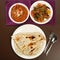 Andhra style chicken snack & curry