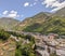Andorra la Vella city surrounded by mountains