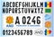 Andorra old kind car license plate, Europe