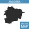 Andorra vector map with title