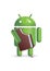 Android eating ice cream sandwich