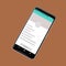 Android Mockup Simple Profile User Wireframe