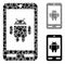 Android phone Composition Icon of Joggly Pieces