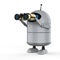 Android robot with binoculars