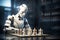 Android robot chess master