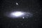 Andromeda galaxy Night photography deep sky. Astrophotography M31