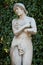 The Andromeda statue, in the Boboli Garden, Florence.