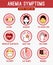 Anemia Symptoms Icons