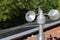 Anemometer on roof