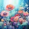 Anemone Symphony: Vibrant Spindles of Marine Artistry