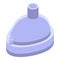 Anesthesia mask icon, isometric style