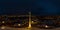 An Angel above Saint-Petersburg on the spire of the Peter and Paul Cathedral. 360 degrees panorama