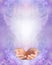 Angel Blessing Lilac Memo Template