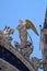 Angel, detail of the facade of the Saint Mark`s Basilica, Venice