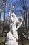 Angel. Gravestones at the Smolensk cemetery. St. Petersburg.