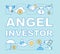 Angel investor word concepts banner