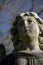 Angel monument detail in West Virginia cemetery