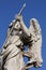 Angel sculpture on San Angelo bridge in Rome