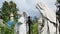 Angel statue in a cemetery