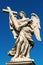 Angel statue on the Ponte Sant`Angelo in Rome