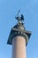 The Angel statue on the top of the Alexander column on the Palace square.