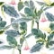 Angel trumpet seamless pattern