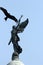 Angel of victory atop the dome of Victoria Memorial, Kolkata