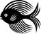 Angelfish - high quality vector logo - vector illustration ideal for t-shirt graphic