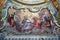 Angels, fresco on the ceiling of the Saint John the Baptist church in Zagreb