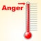 Anger Thermometer Indicates Cross Irritated And Temperature