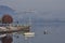 Angera castle seen from Arona, lake (lago) Maggiore