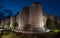 Angers Castle at night, France