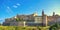 Anghiari medieval village city walls. Arezzo, Tuscany Italy