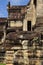 Angkor, Cambodia. temple ruins sculpture detail